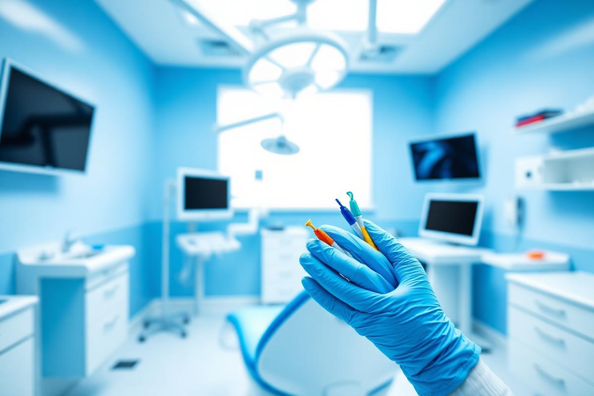 Sanitized medical exam room after a Clean Slate disinfection service